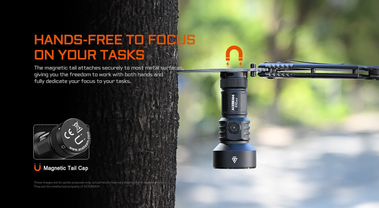 AceBeam E10 2.0 Ultra Compact Long-Range EDC Thrower - 1200 Lumens, 715 Metres