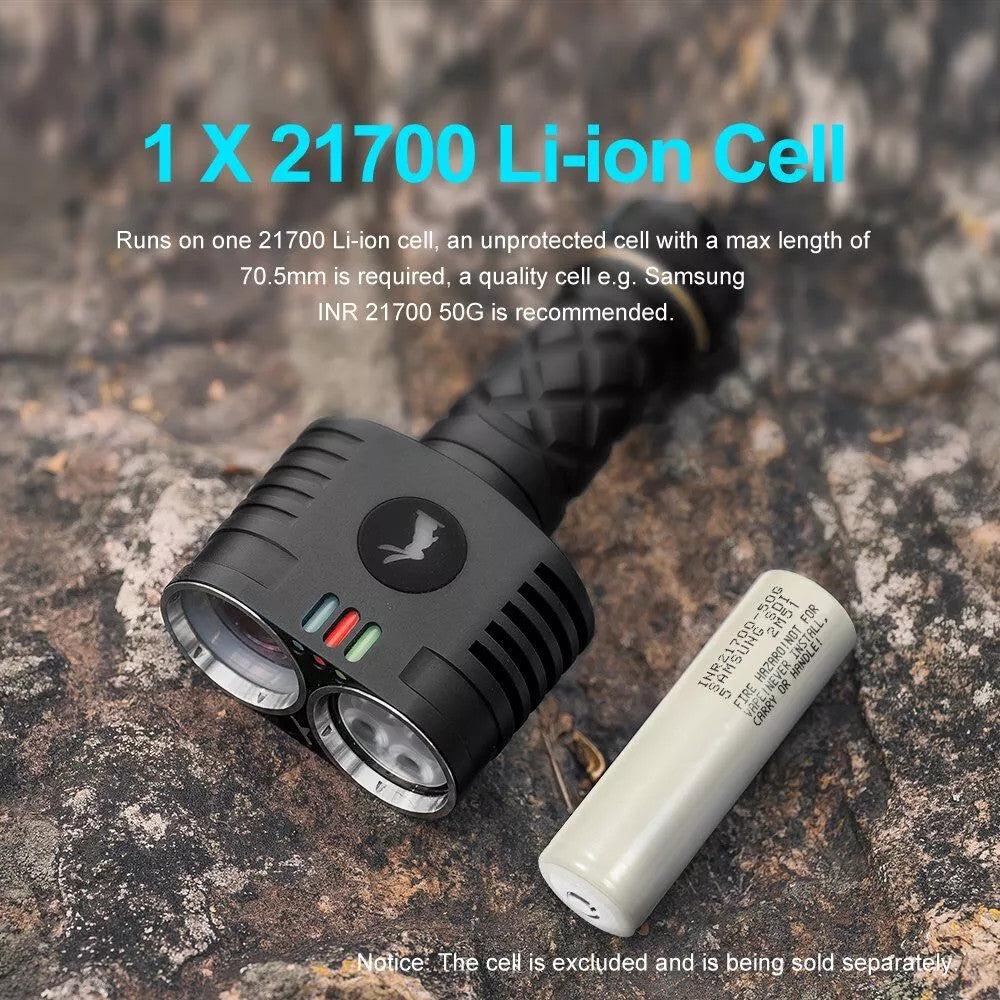 Lumintop Thor 4 2800 Lumen LEP and LED Combination - 1170 Metres