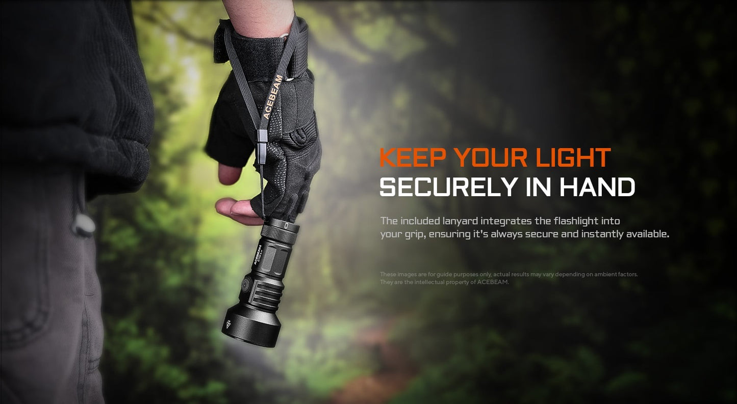 AceBeam E10 2.0 Ultra Compact Long-Range EDC Thrower - 1200 Lumens, 715 Metres
