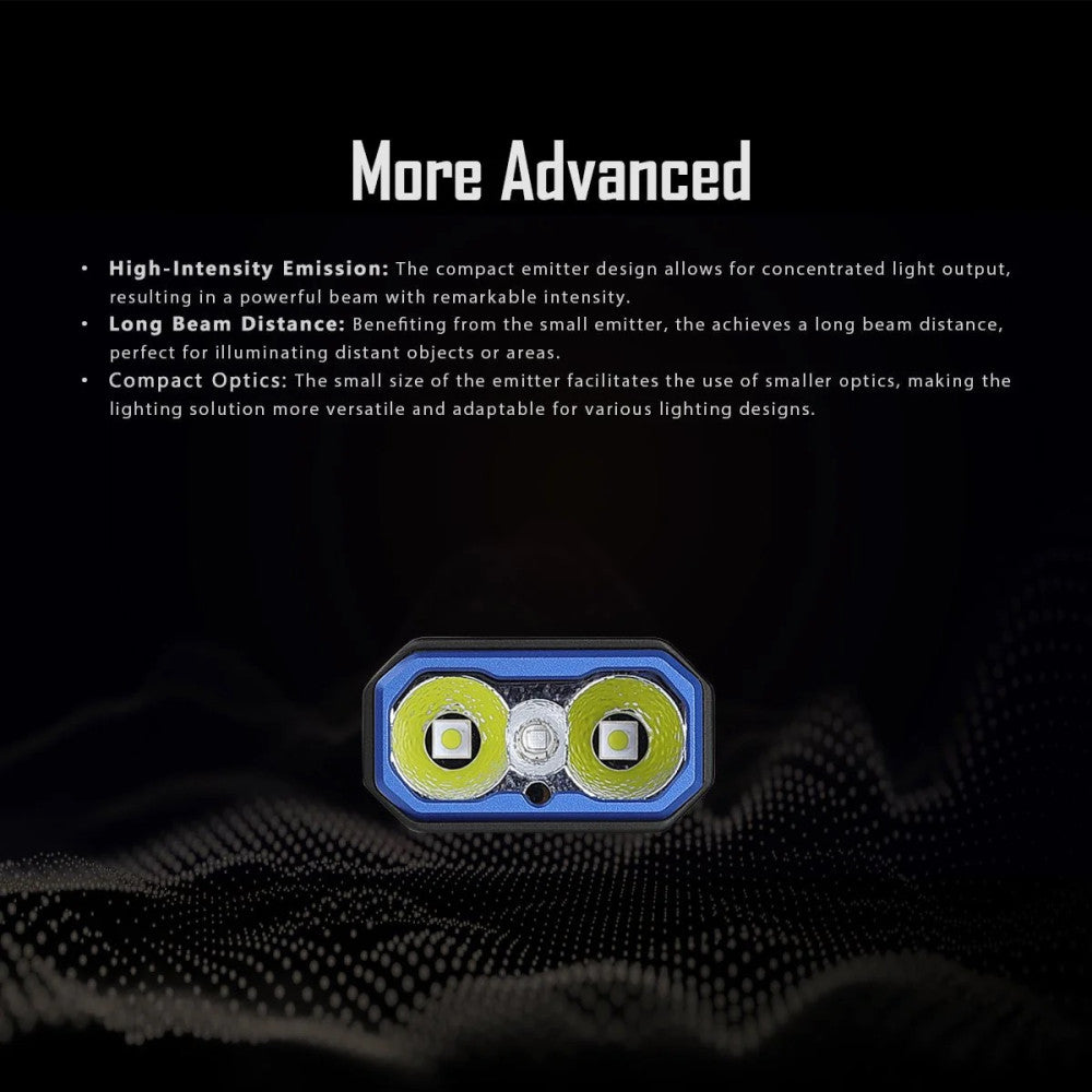 Imalent GR35 PE 2800 Lumen Rechargeable Flat Flashlight with Green Laser/UV/Police Lights - 426 Metres