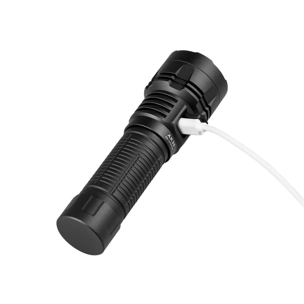 Lumintop AK36 USB-C Rechargeable Flashlight Black - 4500 Lumens, 240 Metres