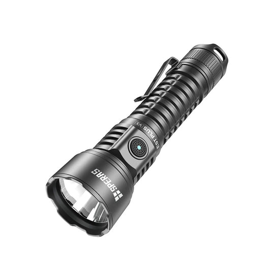 SPERAS EST PLUS V3 3000 Lumen Tactical Flashlight (800m Throw) – USB-C Rechargeable 21700 Torch