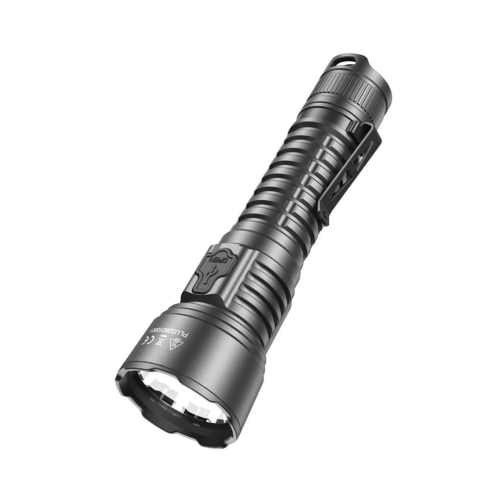 SPERAS EST PLUS V3 3000 Lumen Tactical Flashlight (800m Throw) – USB-C Rechargeable 21700 Torch