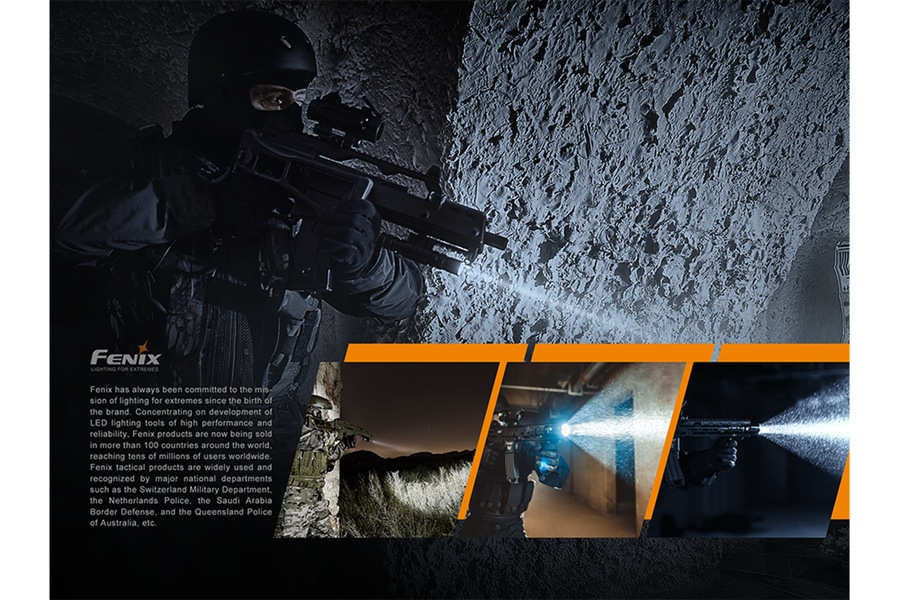 Fenix TK26R Tri-coloured 1500 Lumen Rechargeable LED torch