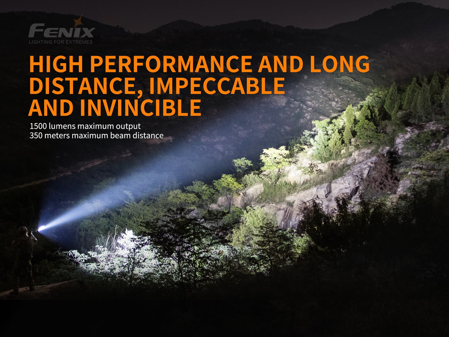 Fenix TK26R Tri-coloured 1500 Lumen Rechargeable LED torch