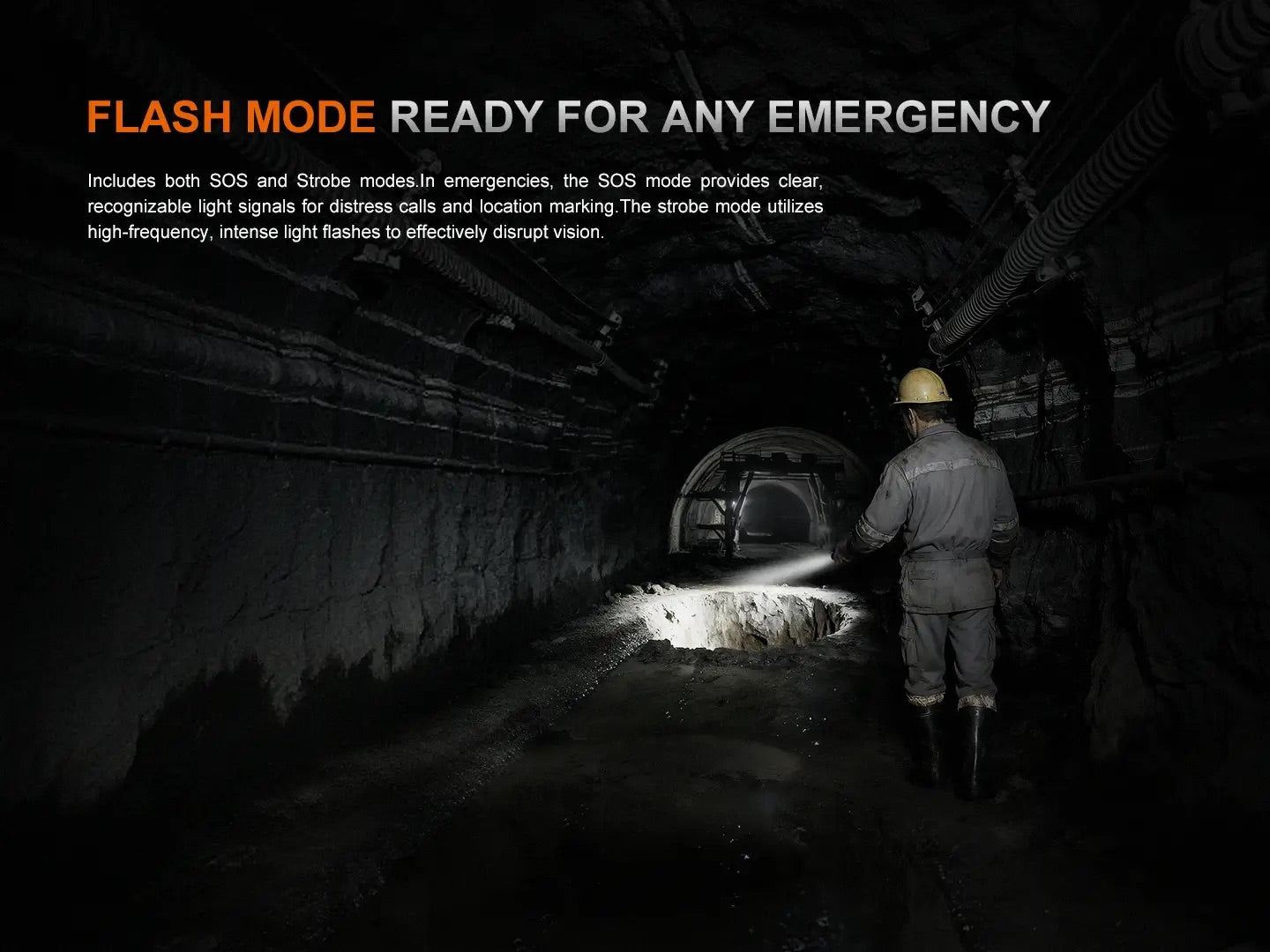 Fenix C5 Pro Heavy Duty Compact Long Throw Rechargeable Flashlight - 2000 Lumens, 480 Metres