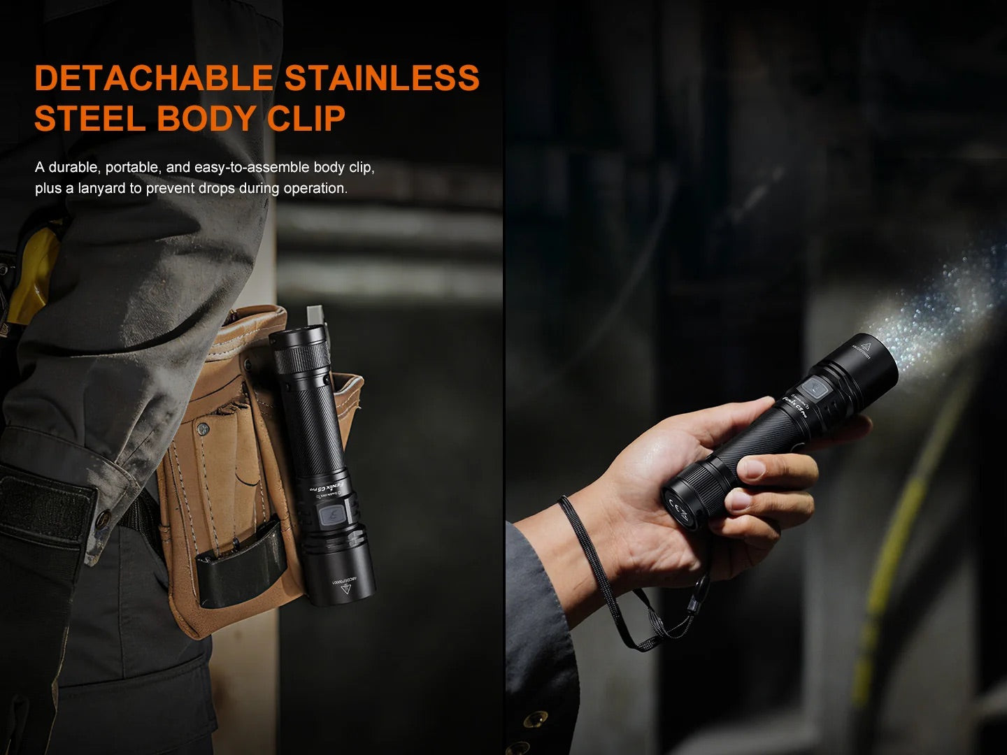 Fenix C5 Pro Heavy Duty Compact Long Throw Rechargeable Flashlight - 2000 Lumens, 480 Metres