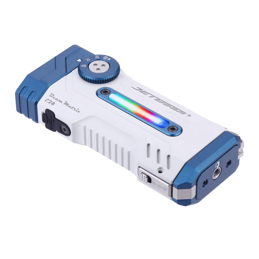 JETBeam E28 Rechargeable EDC Torch, 3300 Lumens, 365 Metres - LIMITED EDITION WHITE