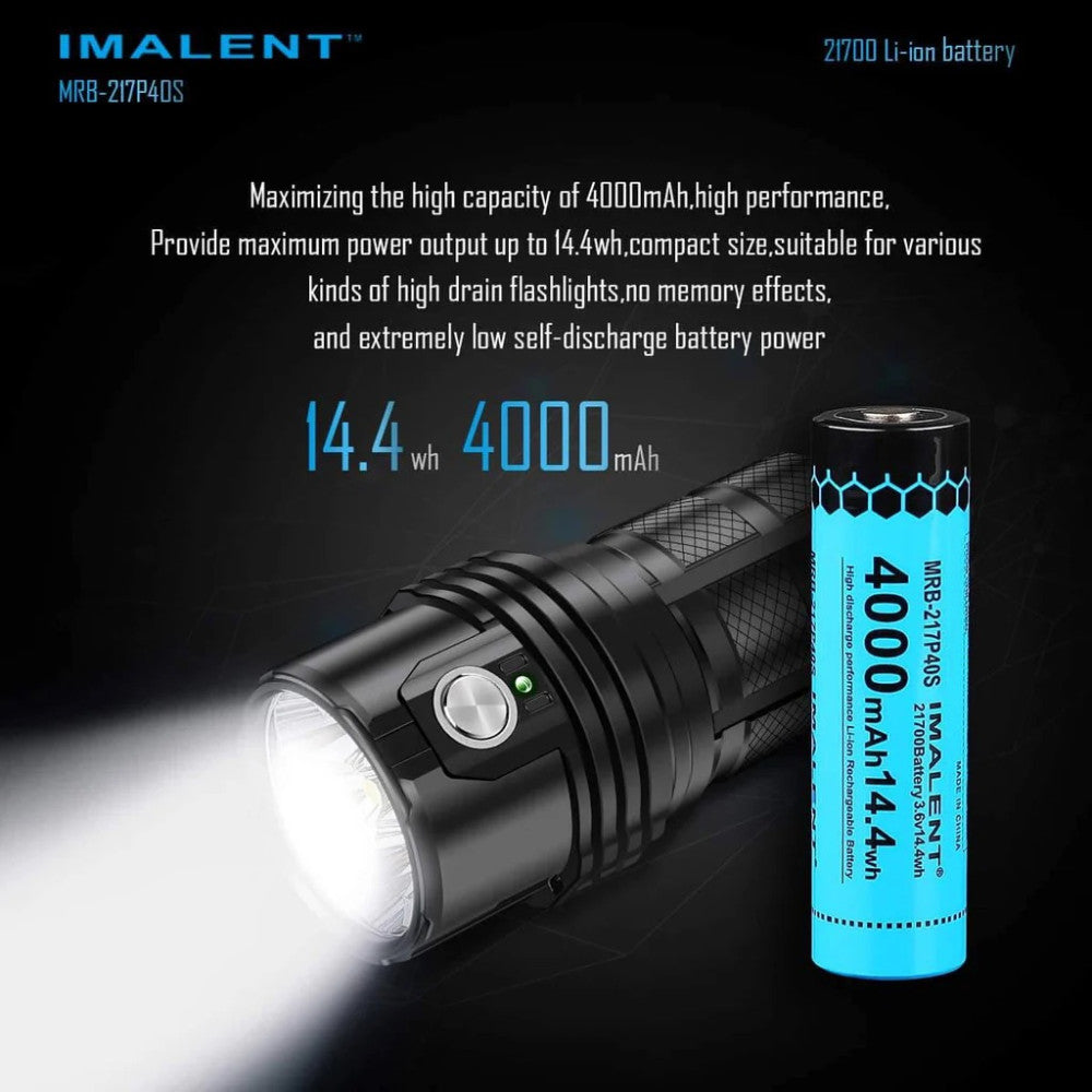 Imalent MRB-217P40S 21700 Rechargeable Li-ion Battery – 4000mAh
