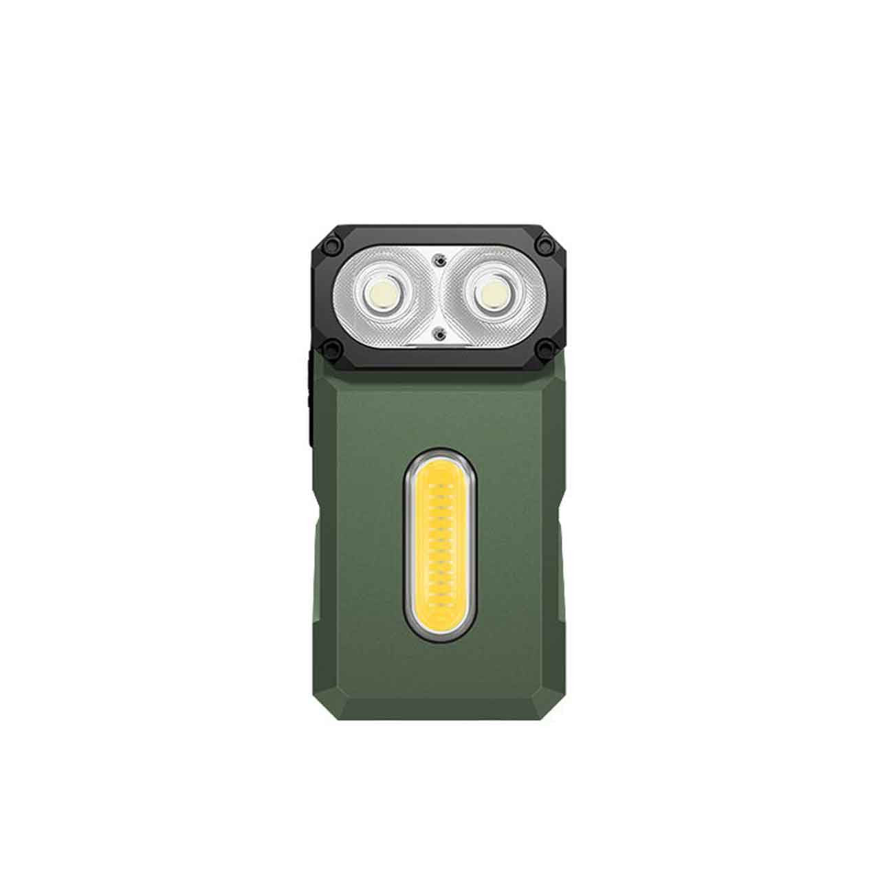 Klarus E8 Triple-Light Swivel-Head EDC Torch Black - 1000 Lumens