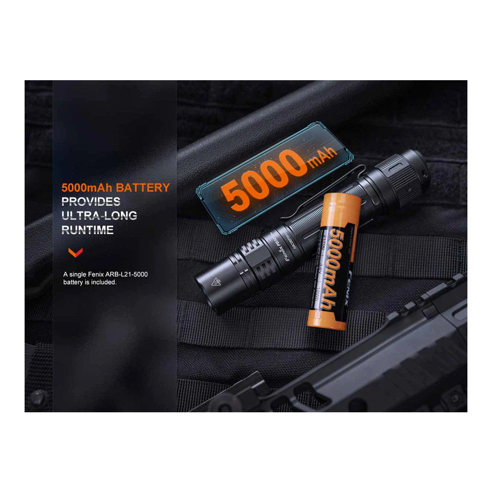 Fenix PD36R PRO Rechargeable Tactical Flashlight + Bonus Mini-Lite - 2800 Lumens, 380 Metres