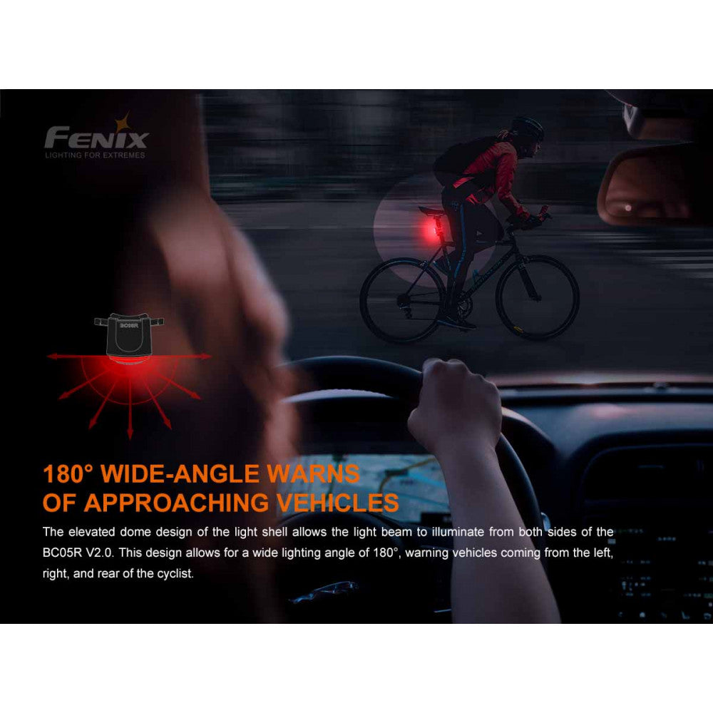 Fenix BC26R Rechargeable Bicycle Light - 1600 Lumens + FREE BC05R V2.0 Tail Light