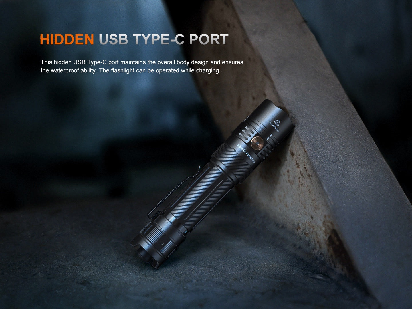 Fenix PD36R ACE 3000 Lumen USB-C Rechargeable Tactical Flashlight - 415 Metres