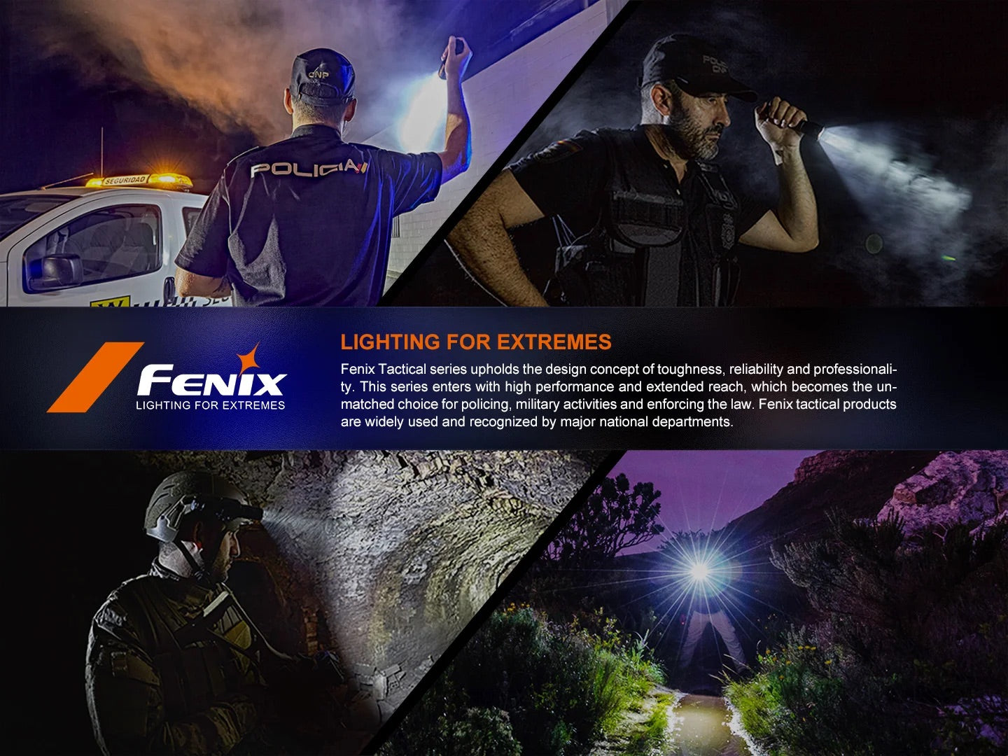 Fenix PD36R ACE 3000 Lumen USB-C Rechargeable Tactical Flashlight - 415 Metres