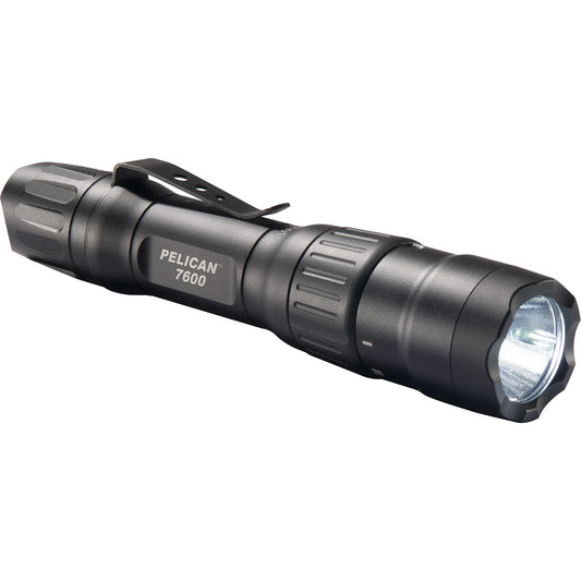 Pelican 7600 900 Lumen Rechargeable LED Tactical Torch - White/Red/Green LED