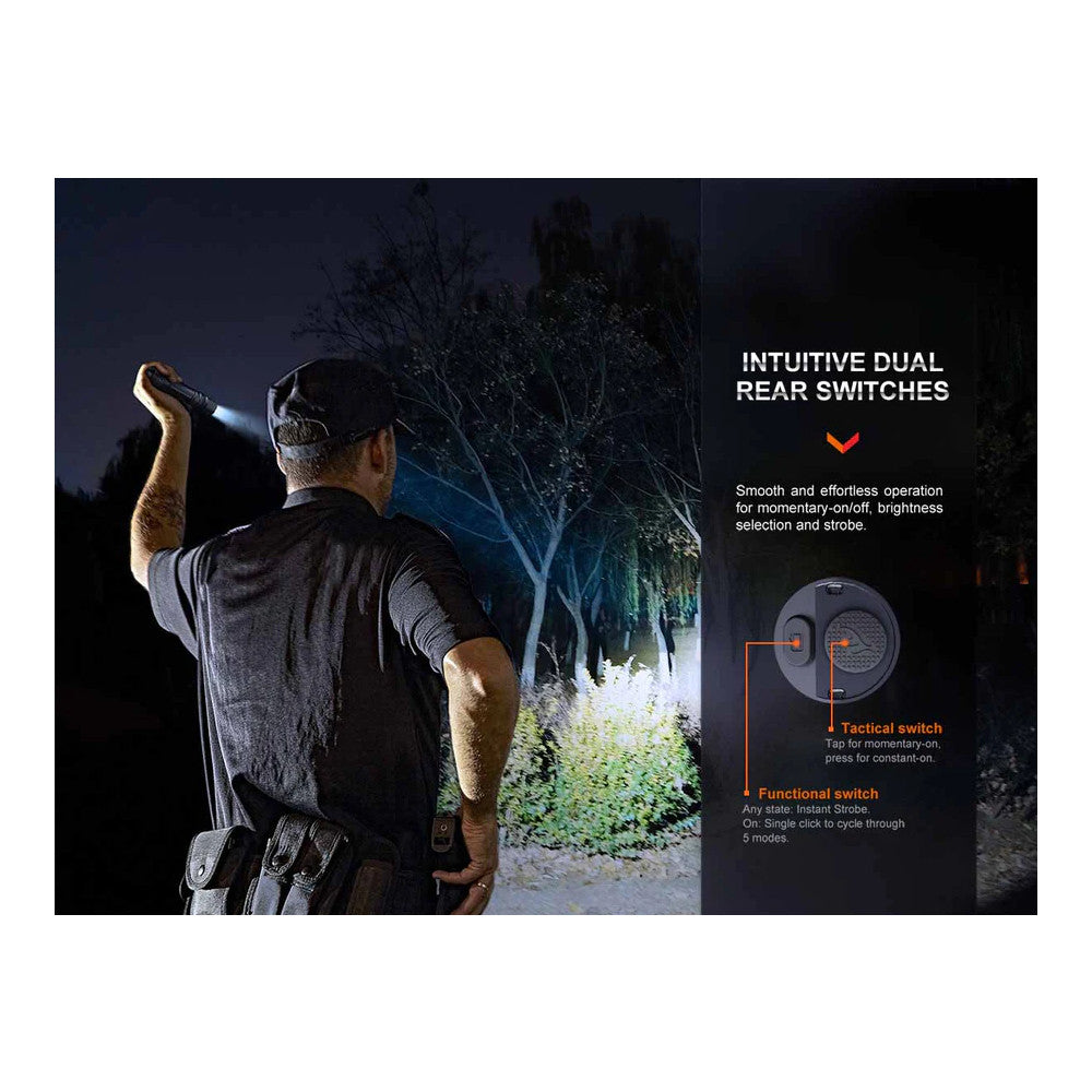 Fenix PD36R PRO Rechargeable Tactical Flashlight + Bonus Mini-Lite - 2800 Lumens, 380 Metres