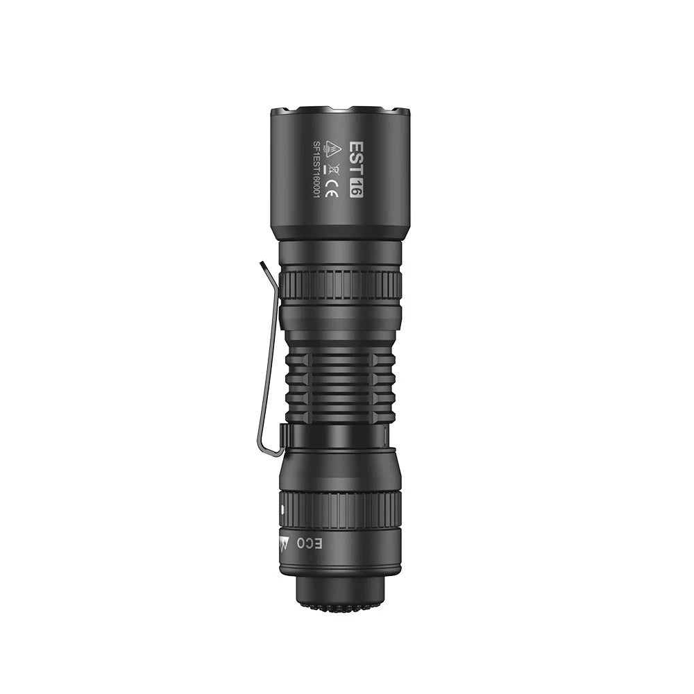 SPERAS EST16 1600 Lumen Tactical Flashlight - Instant One-Step Strobe EDC Torch