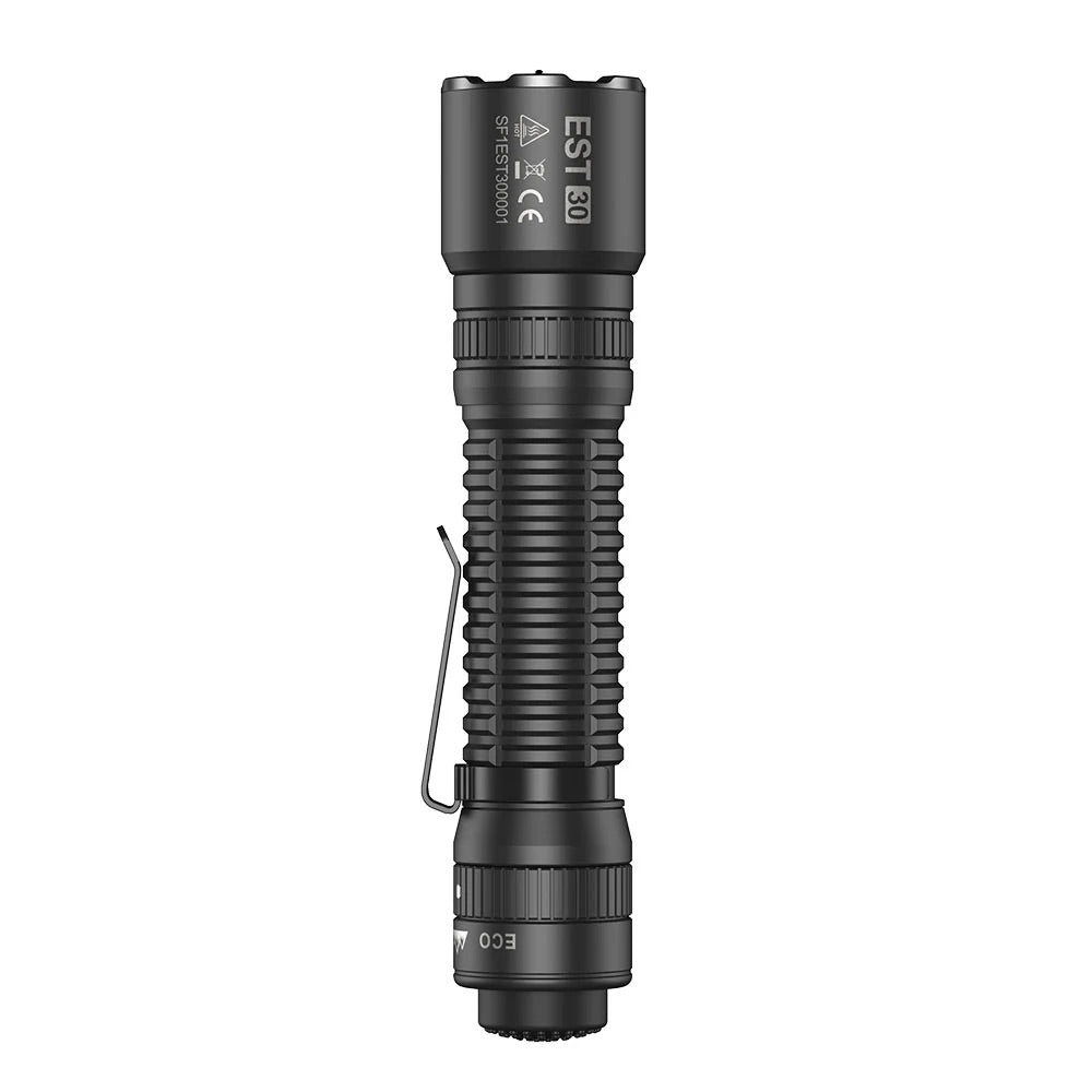 SPERAS EST30 2600 Lumen Tactical Flashlight - Instant One-Step Strobe Outdoor Torch