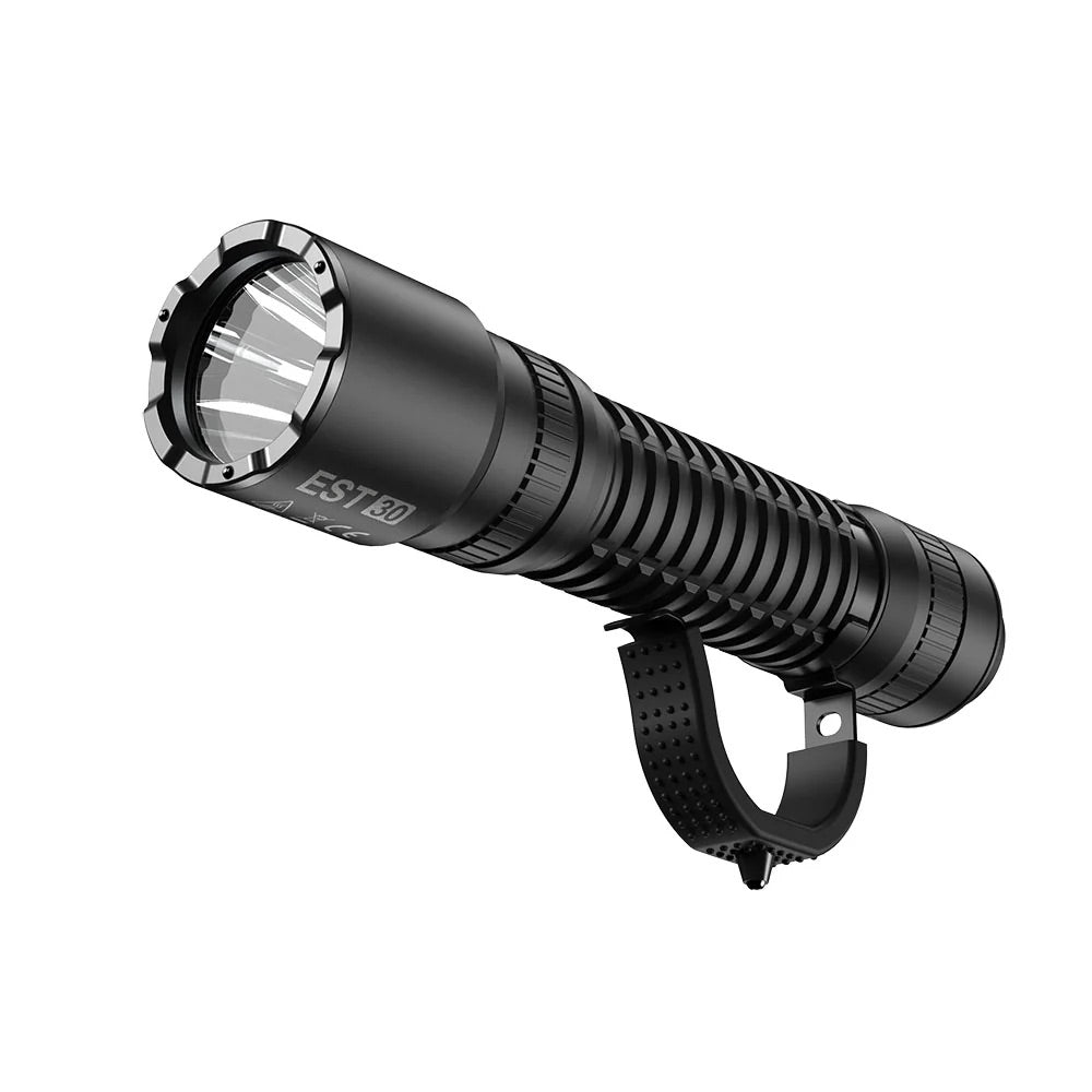 SPERAS EST30 2600 Lumen Tactical Flashlight - Instant One-Step Strobe Outdoor Torch