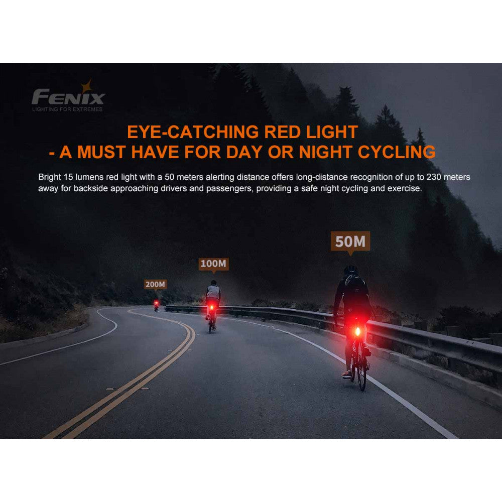 Fenix BC26R Rechargeable Bicycle Light - 1600 Lumens + FREE BC05R V2.0 Tail Light