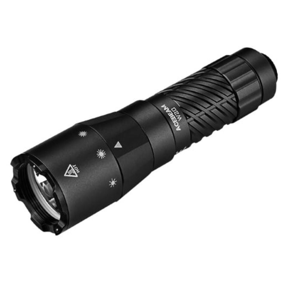 AceBeam W20 LEP Flashlight - Ultra Long Range Laser Torch 1km+ Beam Distance USB-C Rechargeable