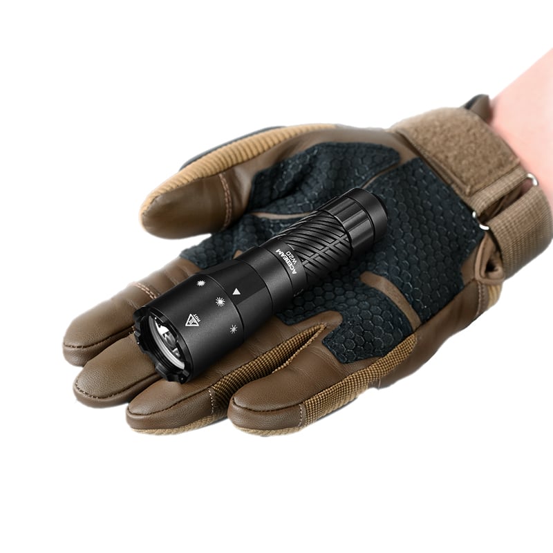 AceBeam W20 LEP Flashlight - Ultra Long Range Laser Torch 1km+ Beam Distance USB-C Rechargeable