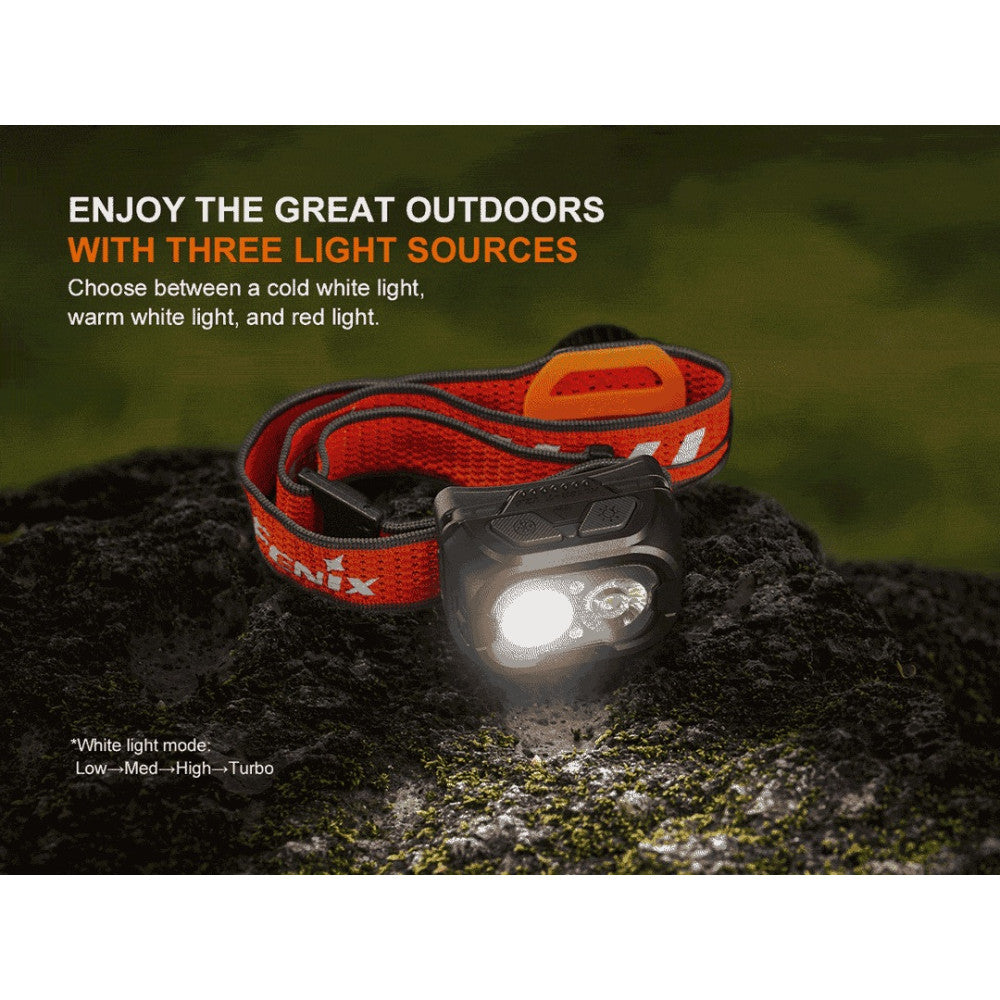 Fenix HL18R-T V2.0 Rechargeable Lightweight Headlight - 800 Lumens, 125 Metres