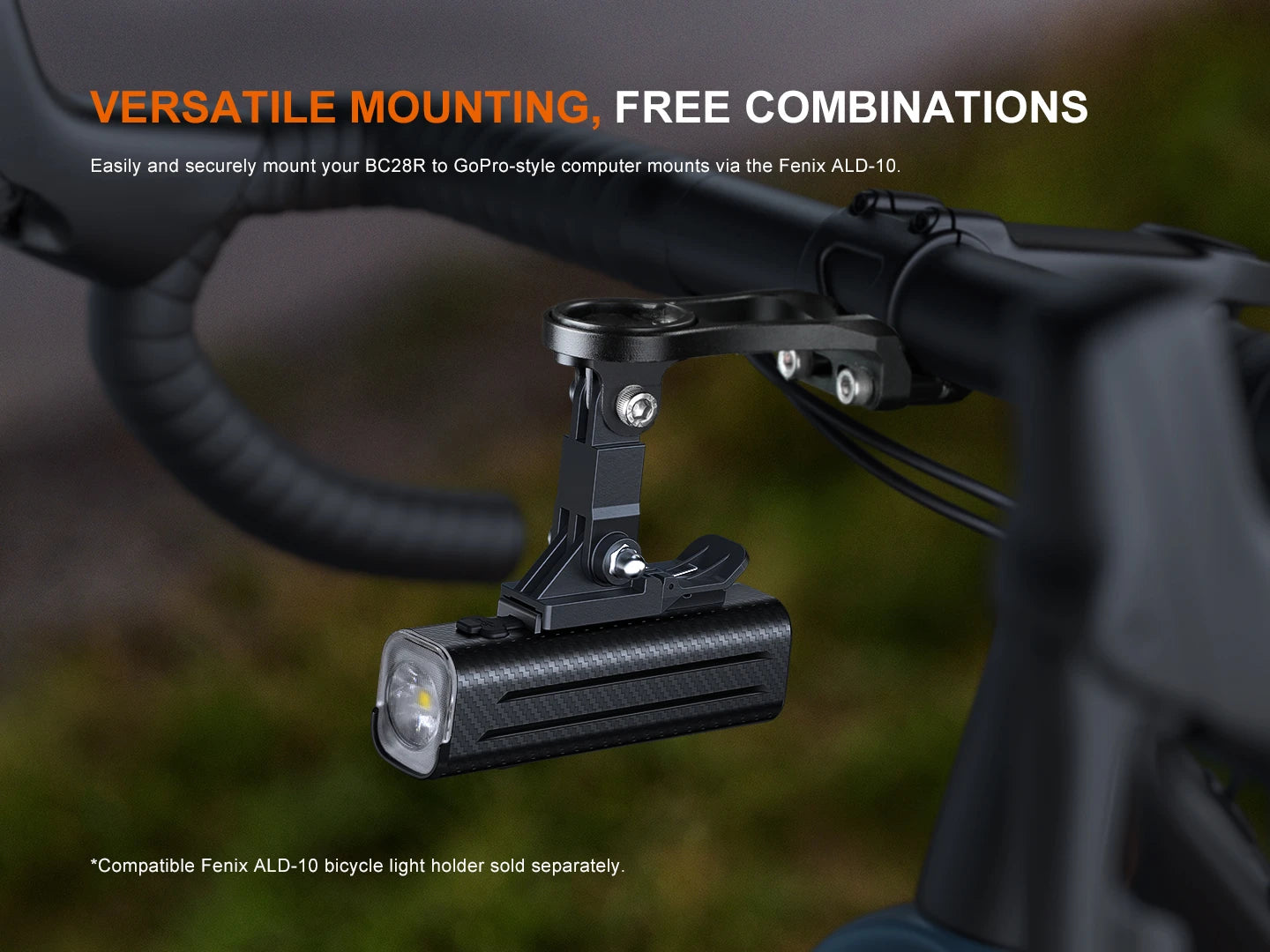 Fenix BC28R 2500 Lumen Smart Front and Rear Bike Light Set