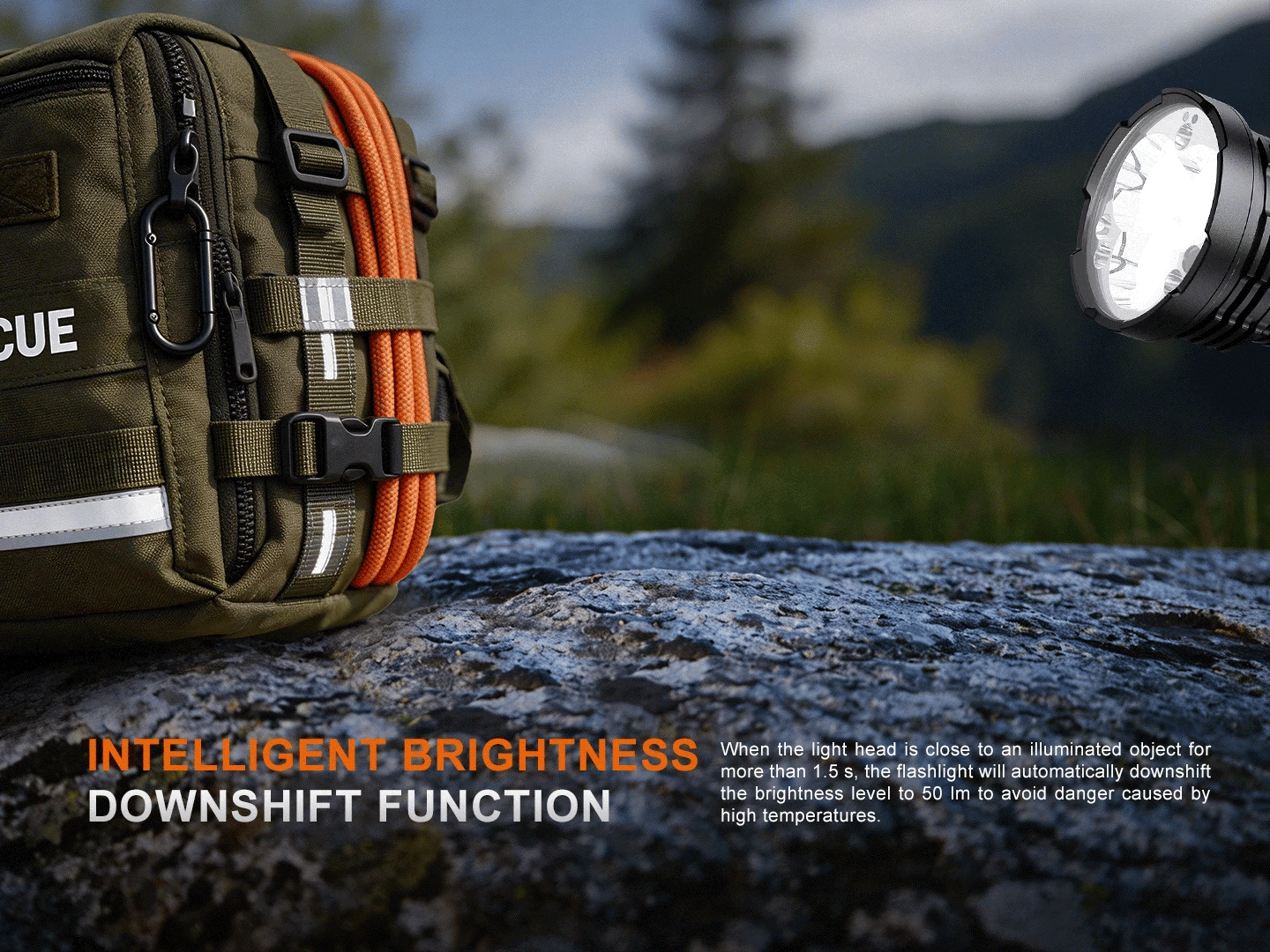 Fenix LR50R V2.0 18,000 Lumen Spot and Flood Searchlight with Red and UV