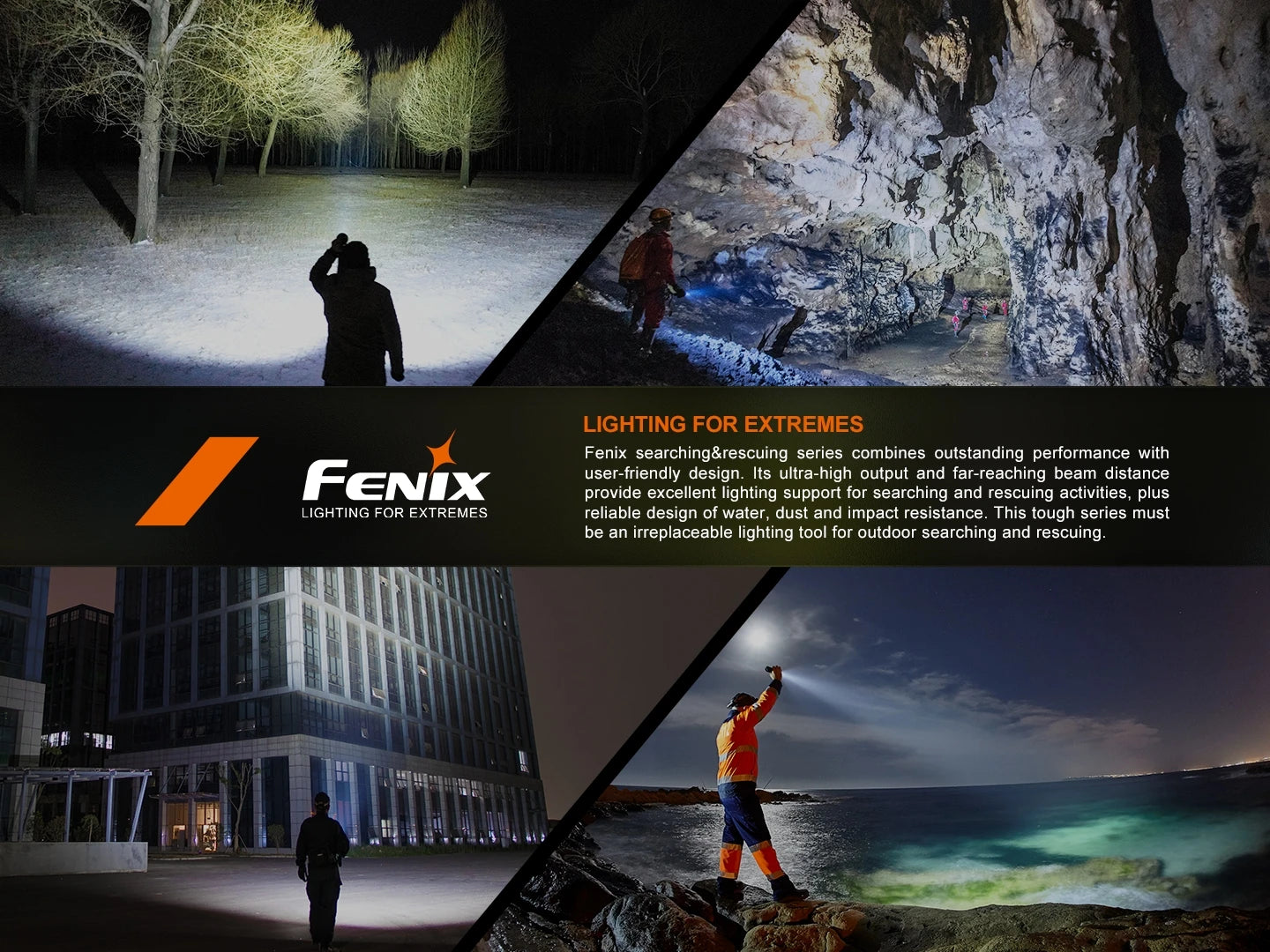 Fenix LR50R V2.0 18,000 Lumen Spot and Flood Searchlight with Red and UV