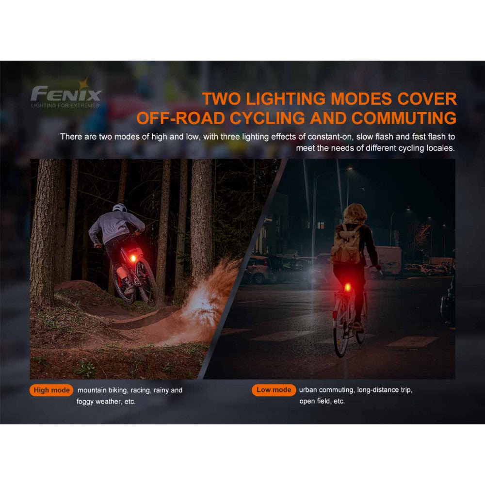 Fenix BC26R Rechargeable Bicycle Light - 1600 Lumens + FREE BC05R V2.0 Tail Light