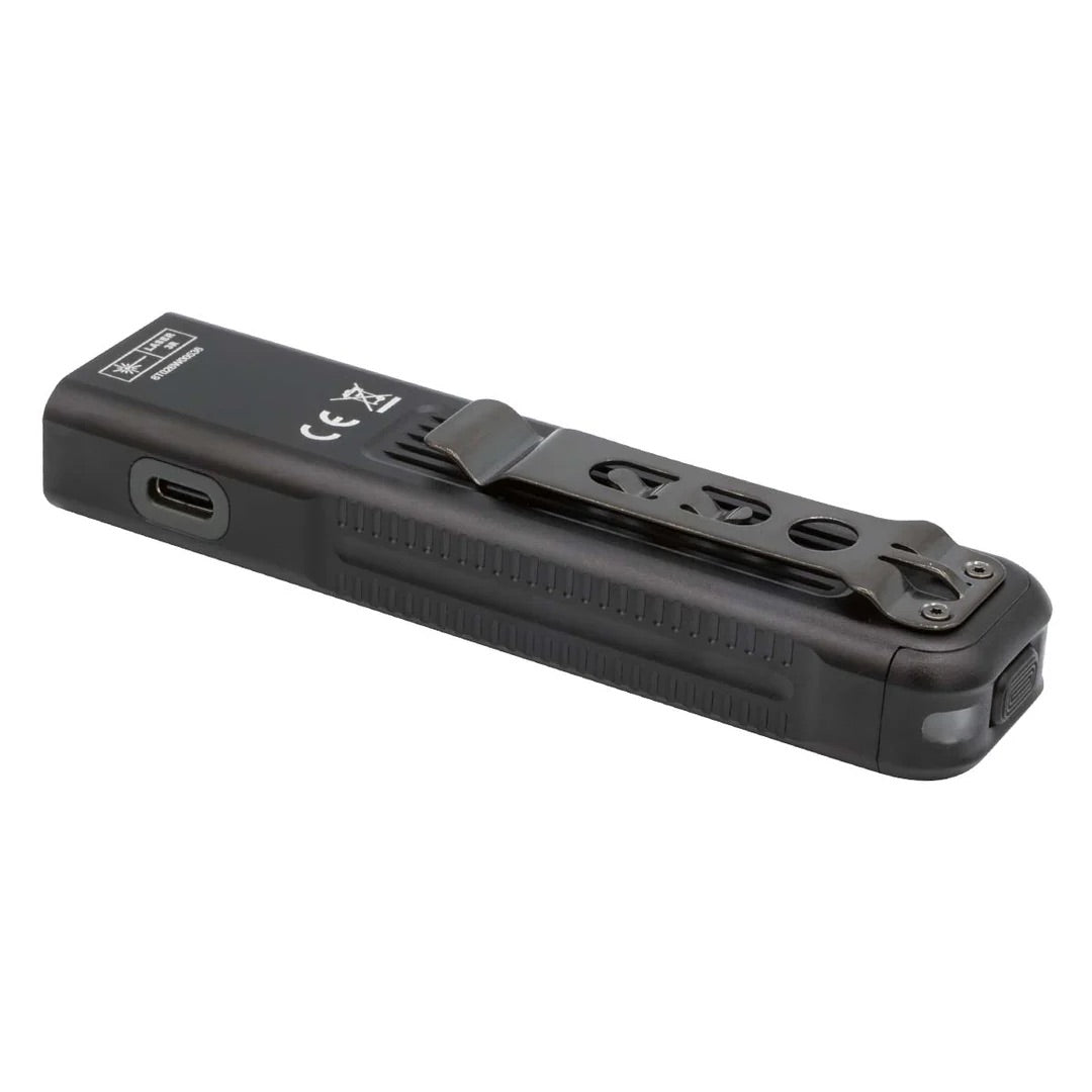 Fenix E06R Pro Flat Flashlight with UV & Red Laser Modes - 1600 Lumens, 160 Metres (Orange)