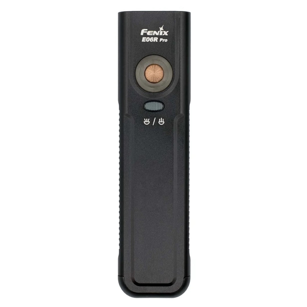 Fenix E06R Pro Flat Flashlight with UV & Red Laser Modes - 1600 Lumens, 160 Metres (Orange)