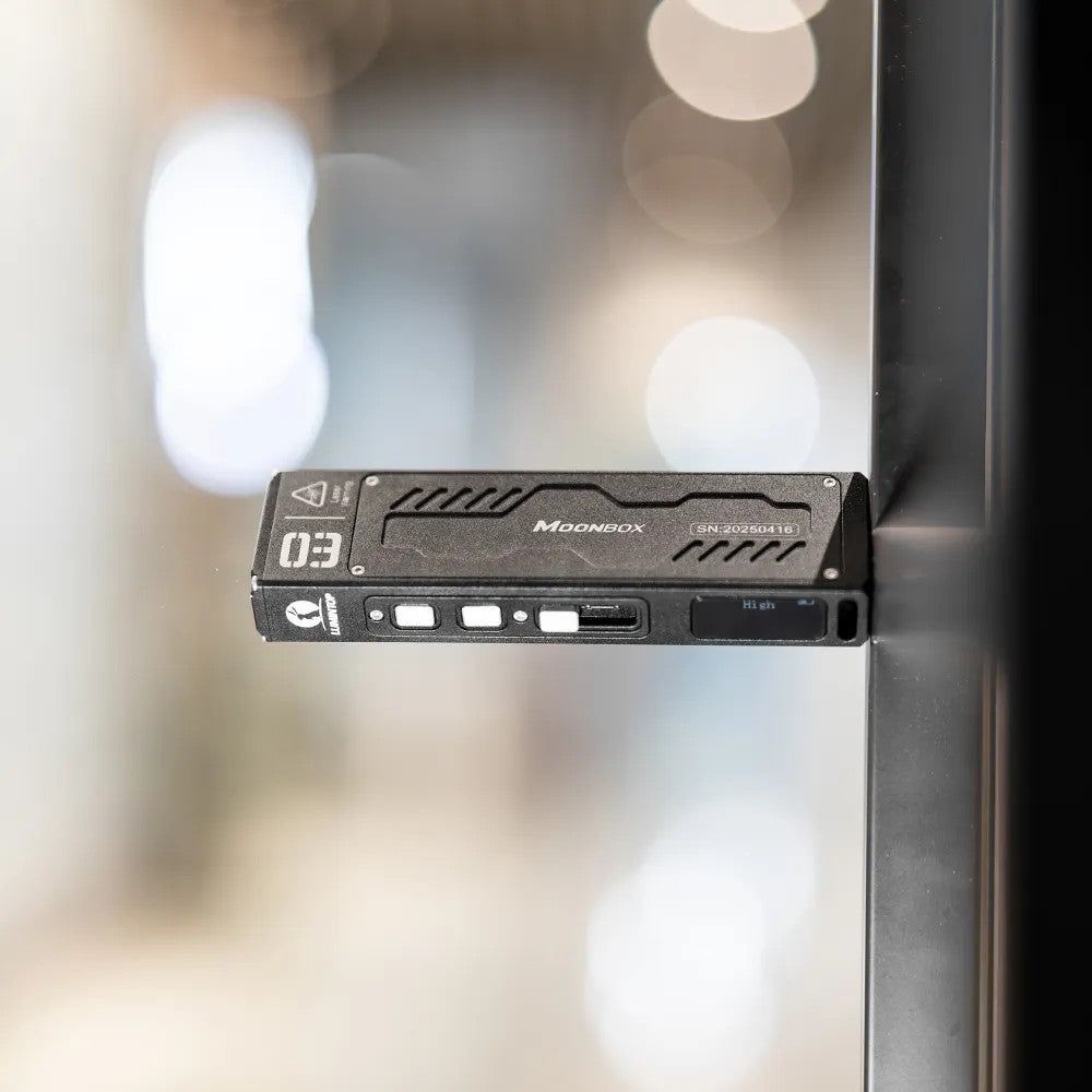Lumintop MoonBox 3.0 1200 Lumen Magnetic Rechargeable EDC Flashlight - 112 Metres
