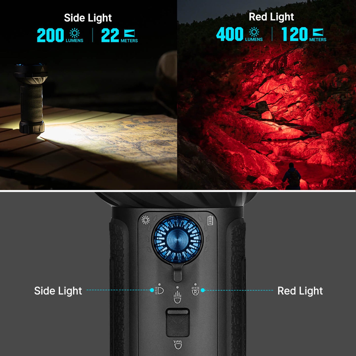 Olight Marauder Mini 2 Rechargeable High-Power Torch, Flood & Spot - 10,000 Lumens