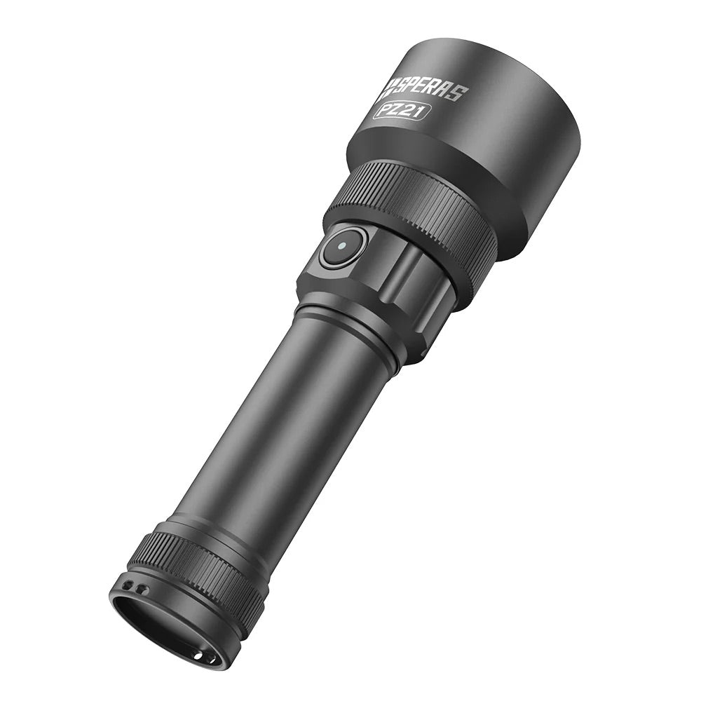 SPERAS PZ21 2700 Lumen Long Range Hunting Flashlight – 900m Tactical Zoom Torch