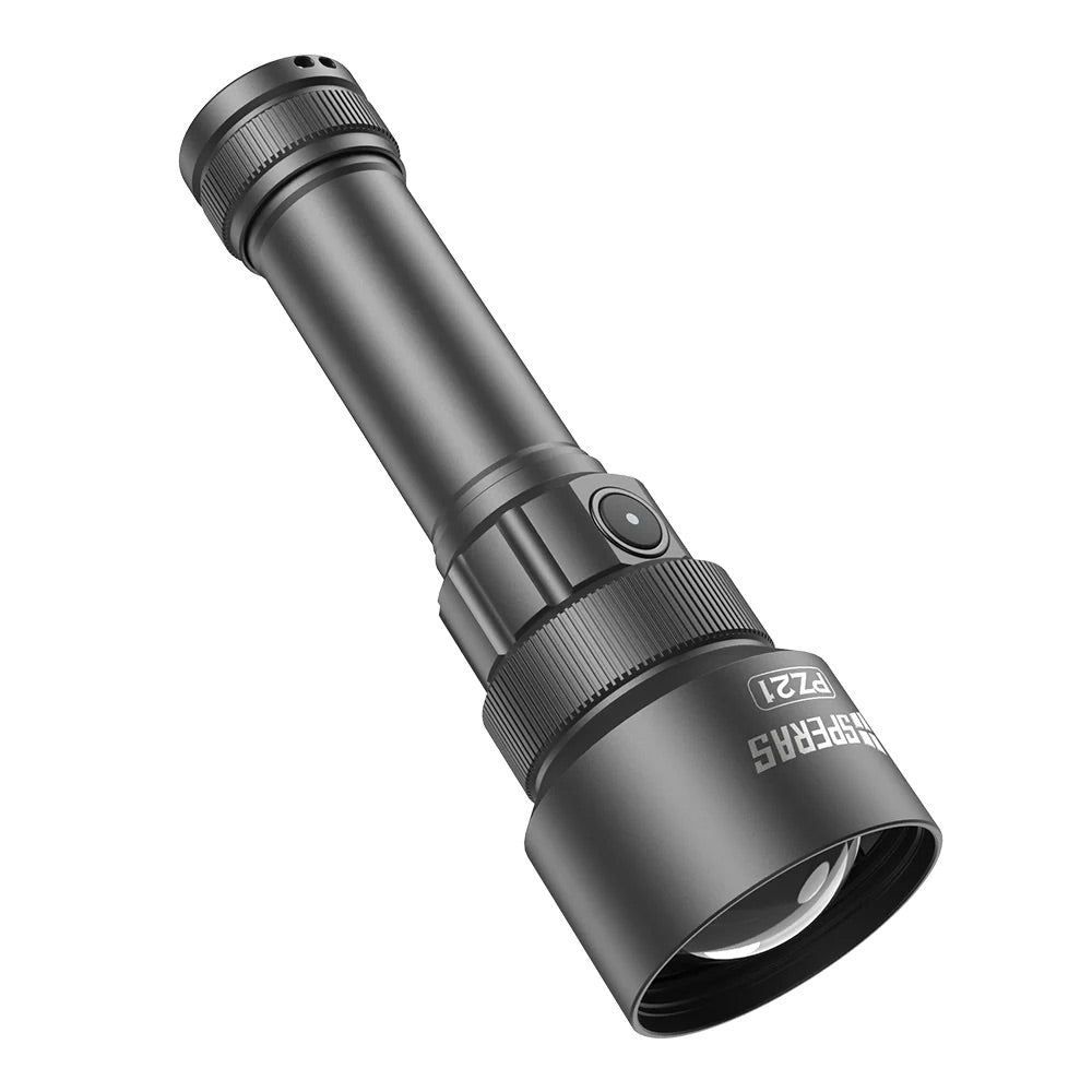 SPERAS PZ21 2700 Lumen Long Range Hunting Flashlight – 900m Tactical Zoom Torch