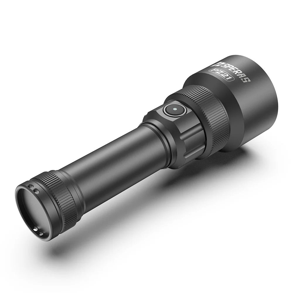 SPERAS PZ21 2700 Lumen Long Range Hunting Flashlight – 900m Tactical Zoom Torch