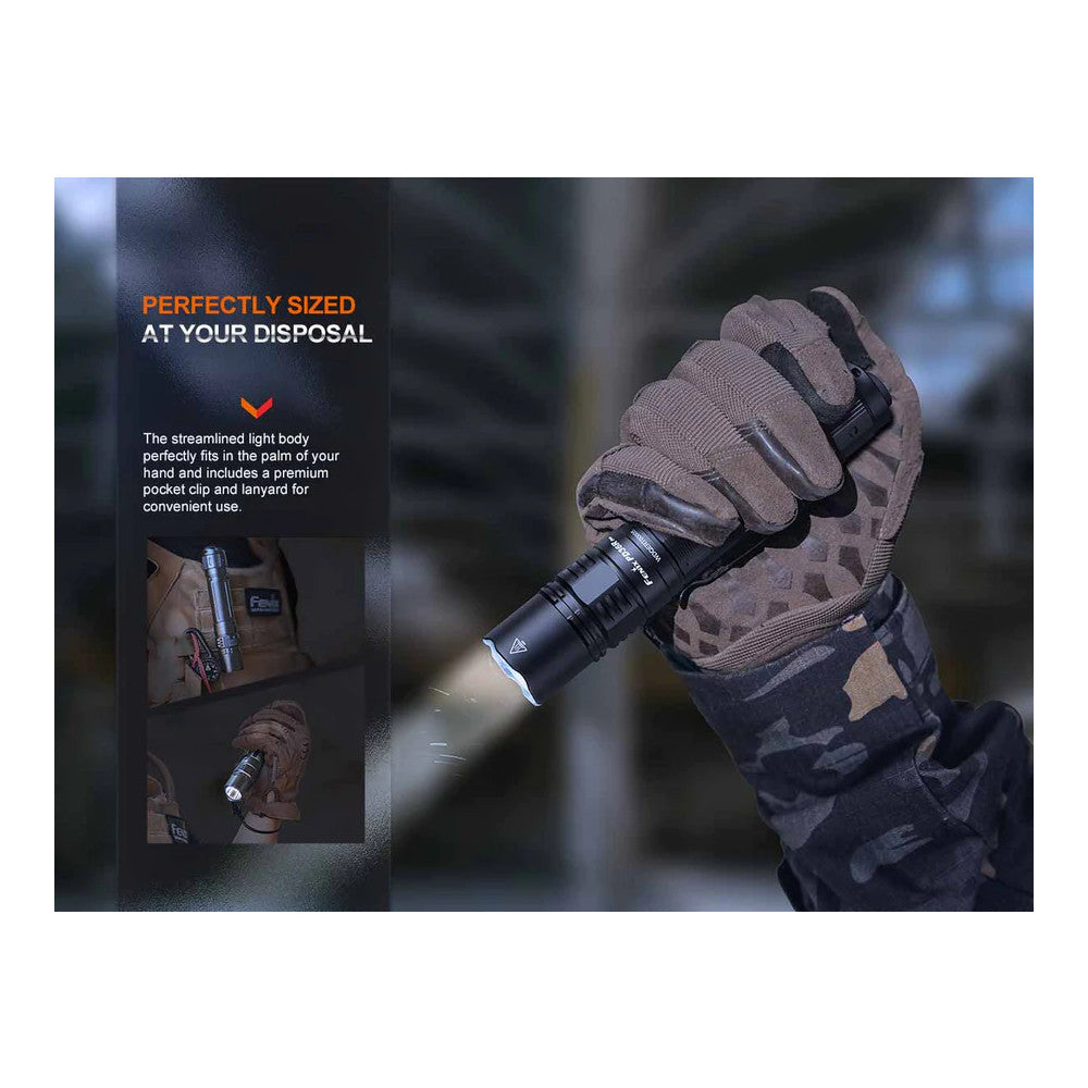Fenix PD36R PRO Rechargeable Tactical Flashlight + Bonus Mini-Lite - 2800 Lumens, 380 Metres