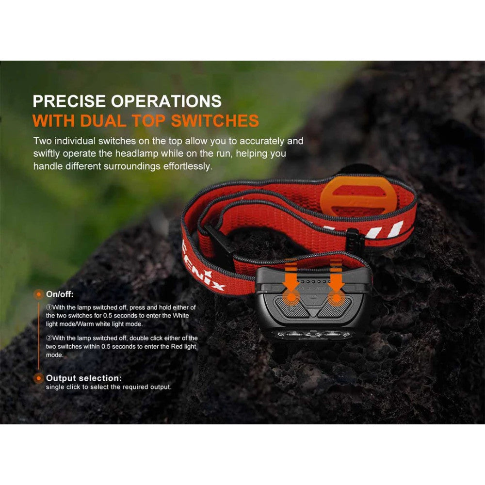 Fenix HL18R-T V2.0 Rechargeable Lightweight Headlight - 800 Lumens, 125 Metres