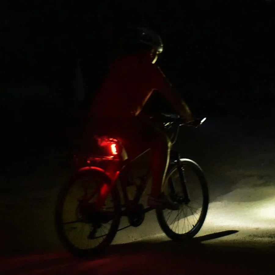 Wuben B2 Rechargeable Bike Light - 1300 Lumens, with Bonus Tail Light (Blue)