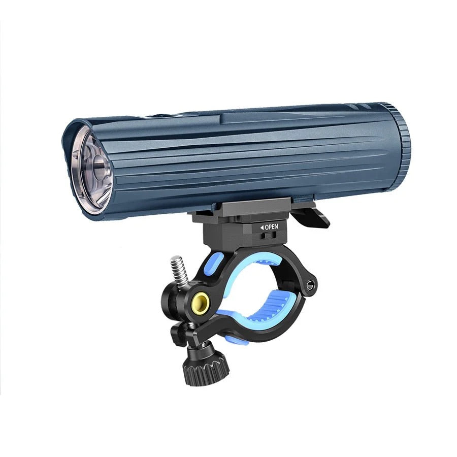 Wuben B2 Rechargeable Bike Light - 1300 Lumens, with Bonus Tail Light (Blue)