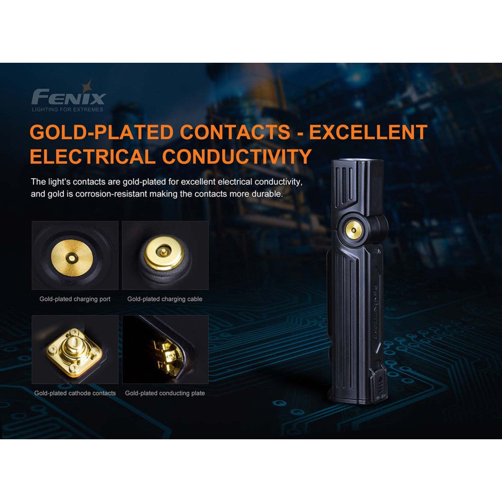 Fenix WT25R 1000 Lumen Rechargeable Adjustable Head Work Light - 220 Metres