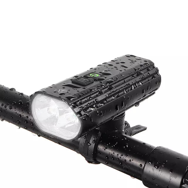 Hi-Max 1800 Lumen Rechargeable Bicycle Headlight and Tail Light Set