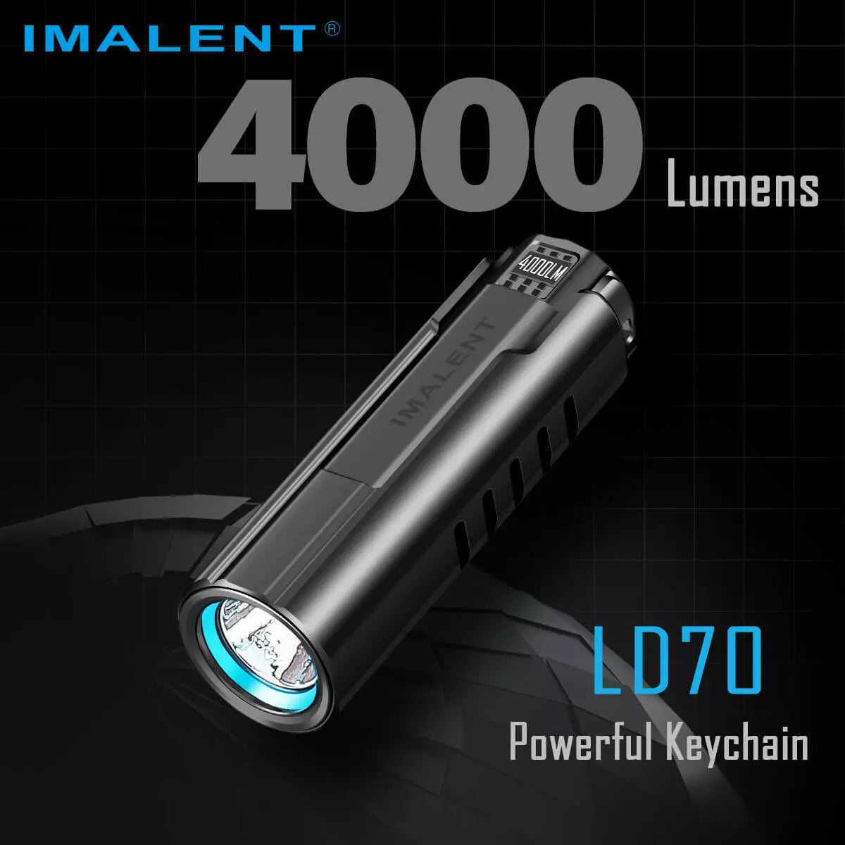 Imalent LD70 4000 Lumen Compact Rechargeable Torch - Green