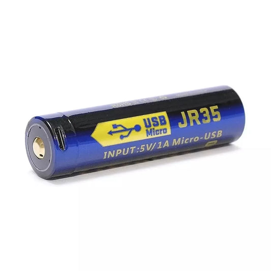 JETBeam 3500mAh 18650 USB-C Rechargeable Li-ion Battery