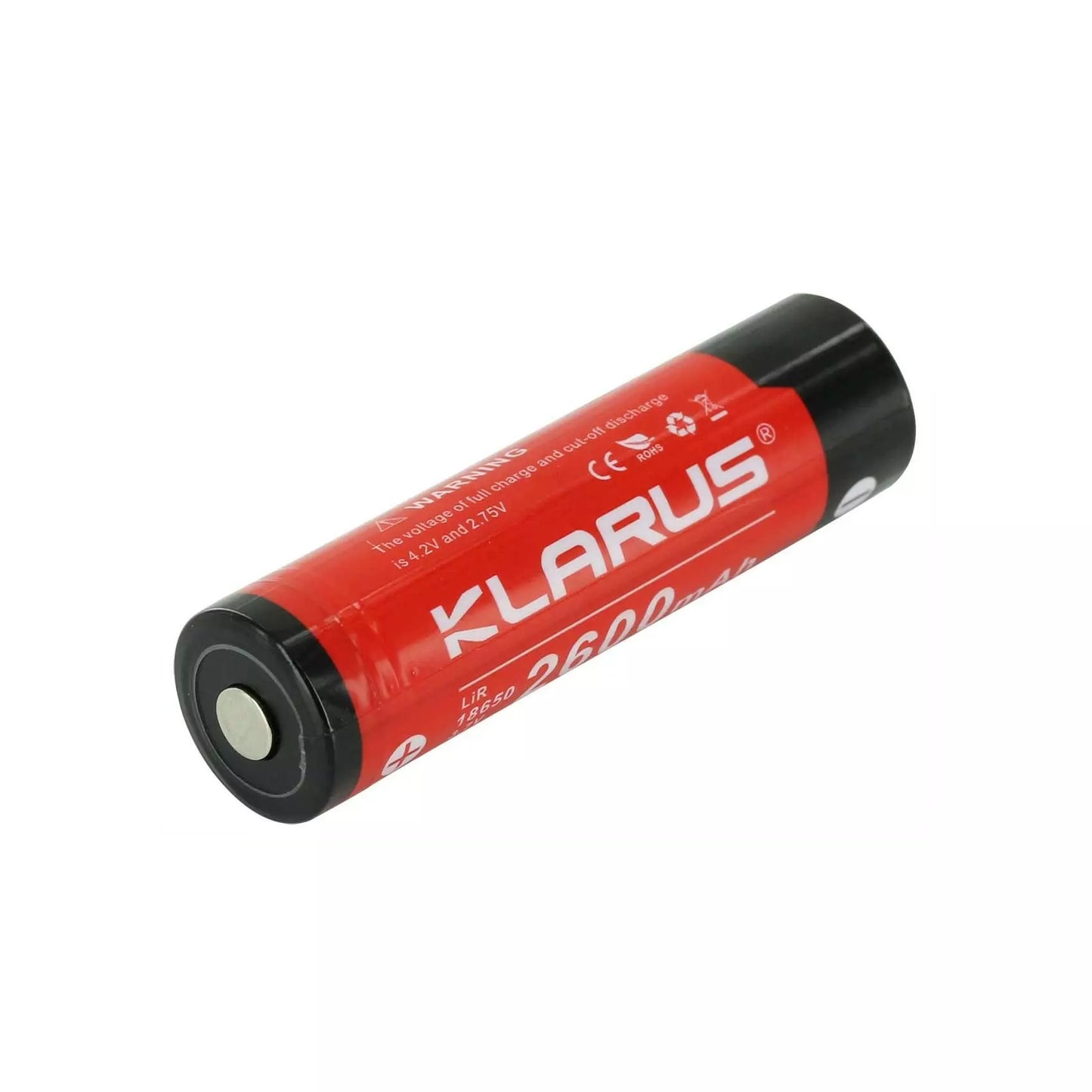 Klarus 2600mAh Rechargeable 18650 Battery