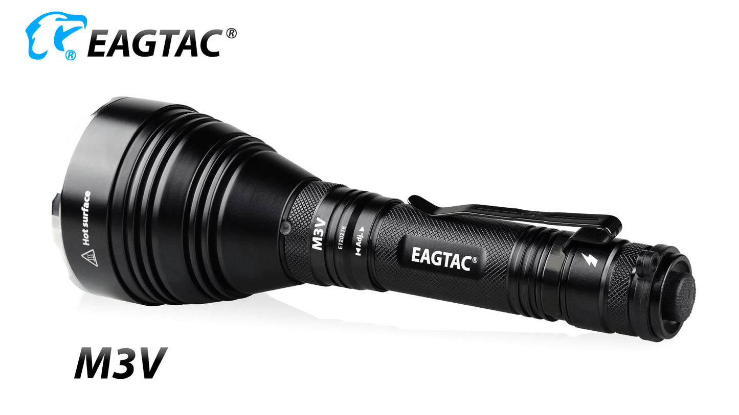 EagleTac M3V 3000 Lumen Rechargeable Flashlight Hunting Kit