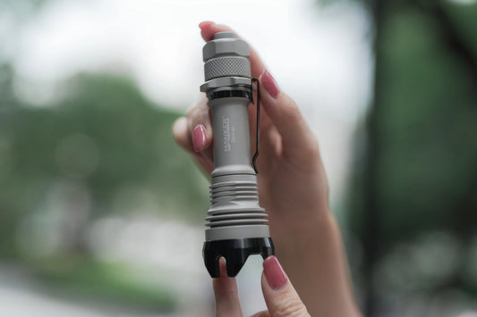 Manker 'Striker' 2300 Lumen Tactical Flashlight - Grey