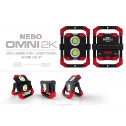 Nebo Omni 2K 2000 Lumen Work Light + Power Bank